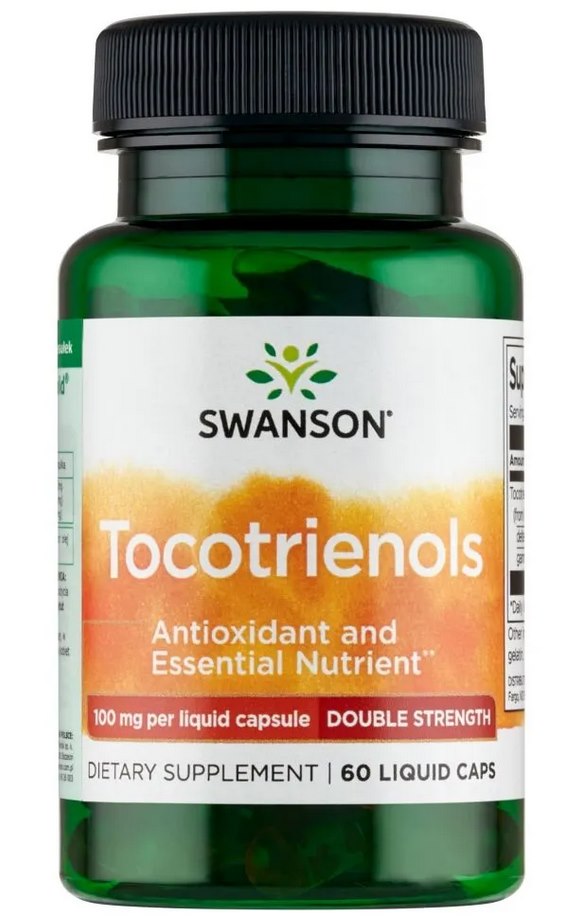 Swanson - Tocotrienols, 100mg Double Strength - 60 Liquid Caps
