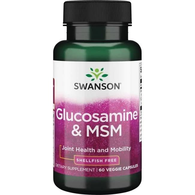 Swanson - Glukosamiini & MSM (60 kapselia)