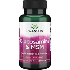 Swanson - Glukosamiini & MSM (60 kapselia)