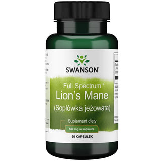 Lion's Mane Mushroom Full Spectrum 500mg framsida