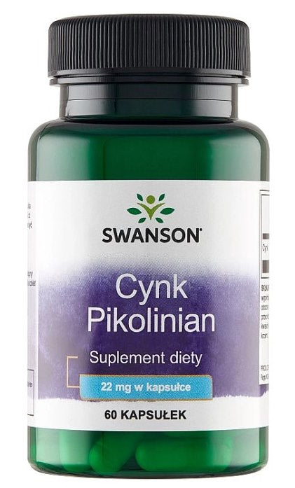 Swanson - Zinc Picolinate, 22mg - 60 kapselia