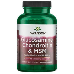 Swanson - Glucosamine, Chondroitin & MSM - 360 Mini-Tabs