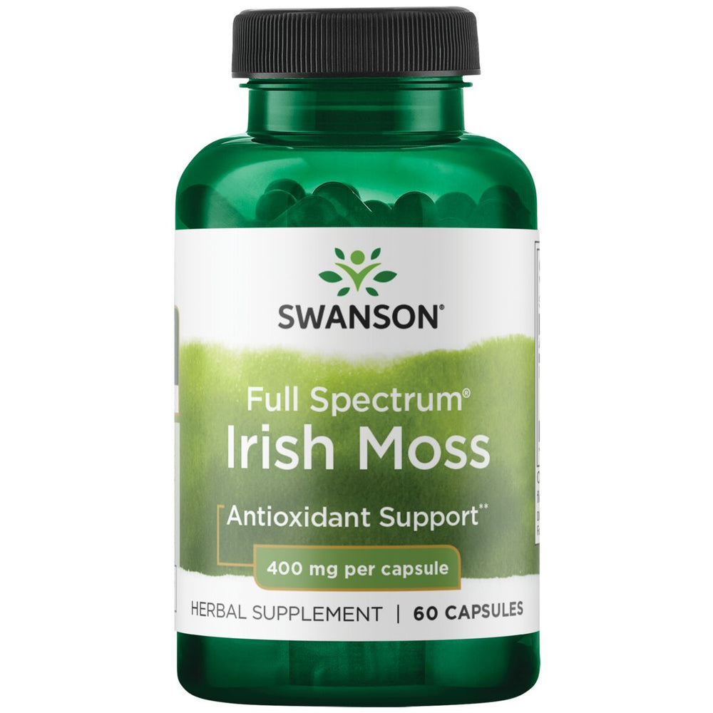 Full Spectrum Irish Moss produktförpackning detalj