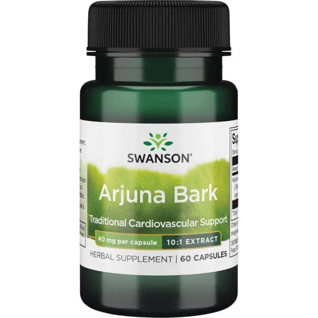 Arjunabark (10:1) Extrakt – 60 kapslar framsida