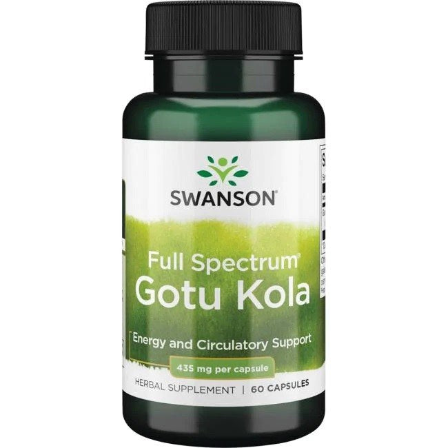 Swanson Full Spectrum Gotu Kola 435mg framsida