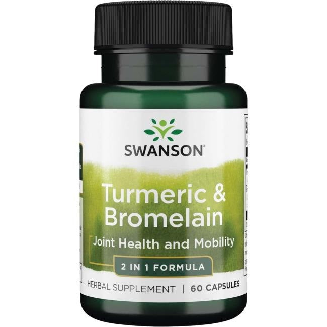 Gurkmeja & Bromelain – 60 kapslar framsida