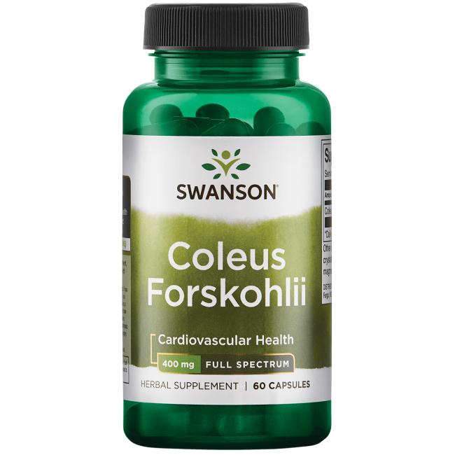 Coleus Forskohlii 400 mg helrotspulver framsida
