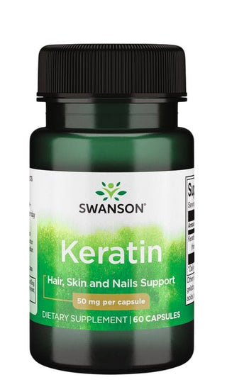 Swanson Keratin 60 Caps framsida