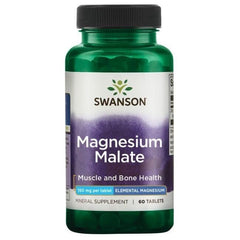 Swanson Magnesium Malate 150mg framsida