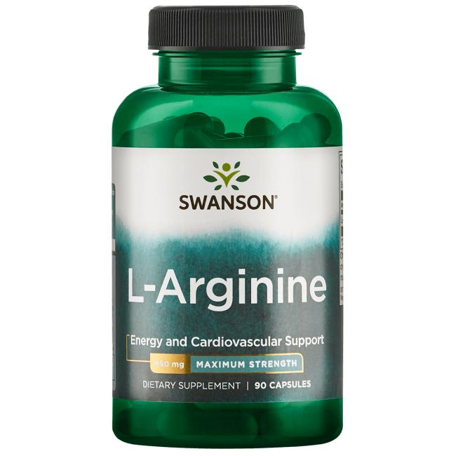 Swanson L-Arginine produktöversikt