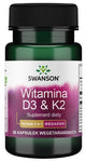 Swanson Vitamin D3 & K2 framsida
