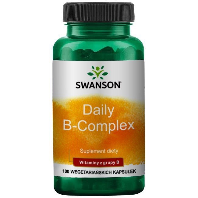 B-Complex Daily förpackning från olika vinklar
