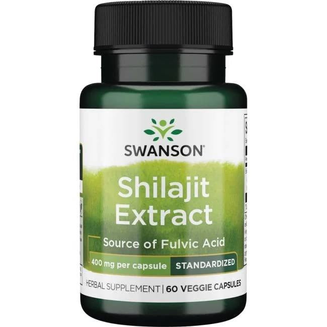 Swanson - Shilajit Ekstrakt, 400mg - 60 Vcaps