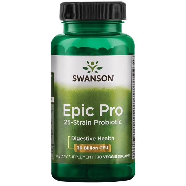 Swanson Epic Pro 25-Strain Probiotic framsida