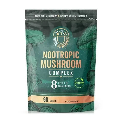 Wiseshrooms - Nootropic Mushroom Complex - 90 Tabs