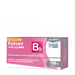 Jutavit Folic Acid Tabs tabletter & förpackning