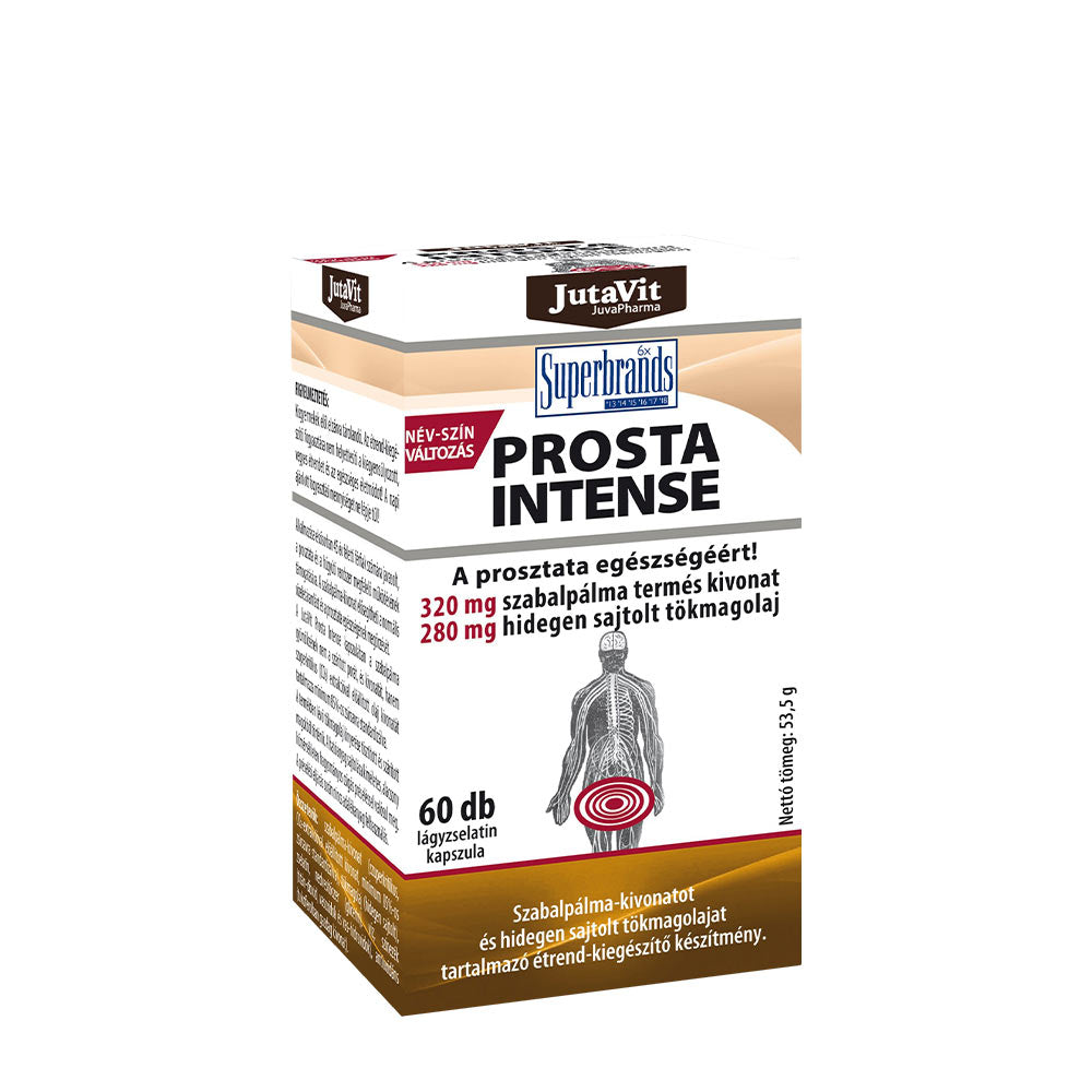 Prosta Intense Prostatasupport baksida näringsfakta