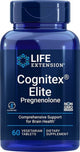Life Extension - Cognitex Elite - Pregnenolone - 60 Tabs (KORT DATUM 2026-09-30)