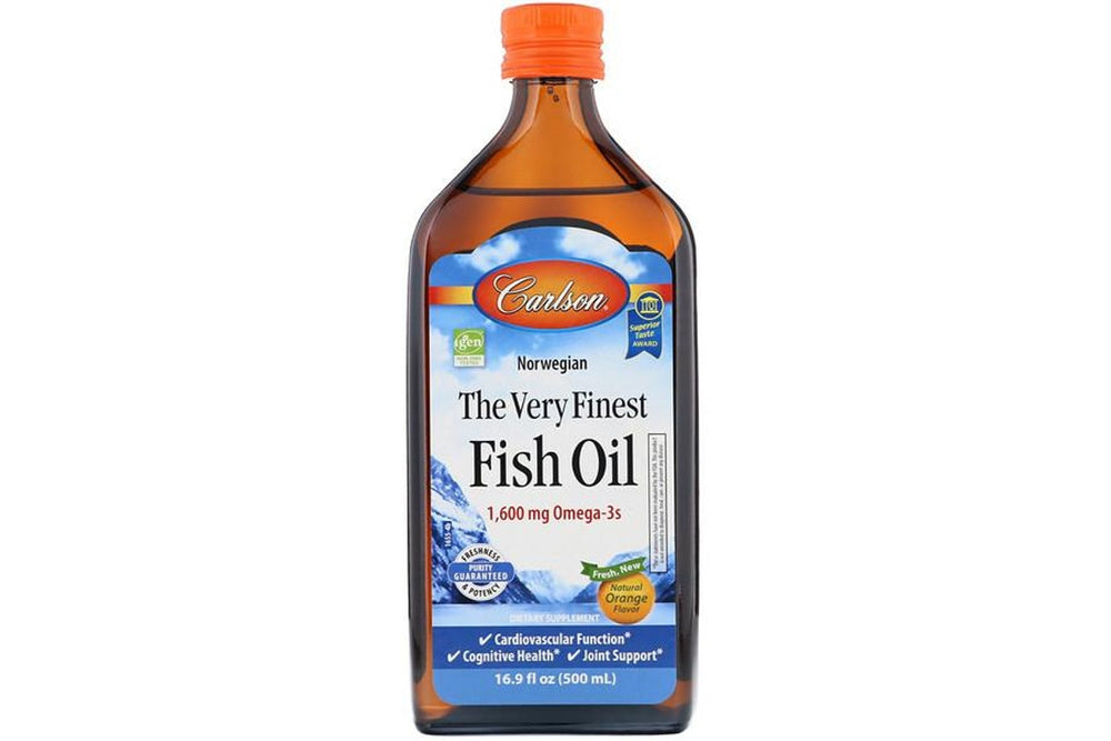 Carlson Labs The Very Finest Fish Oil Natural baksida