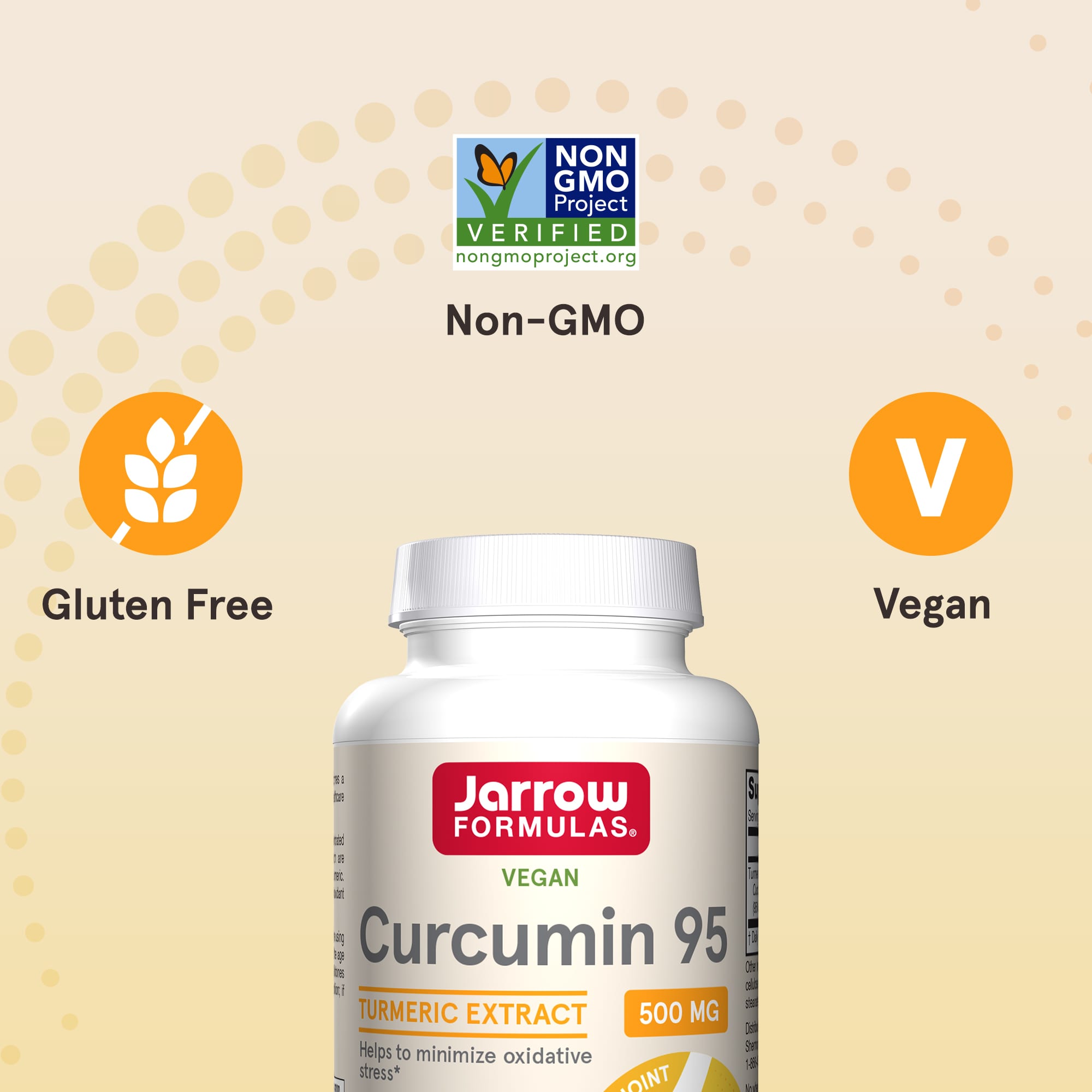 Jarrow Formulas Curcumin 95 öppen förpackning