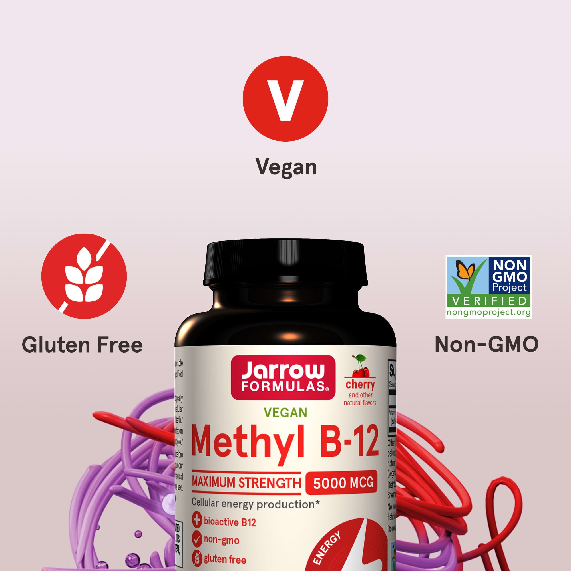 Jarrow Formulas - 60 Vegaanigummeja - 60 Gummitablettia