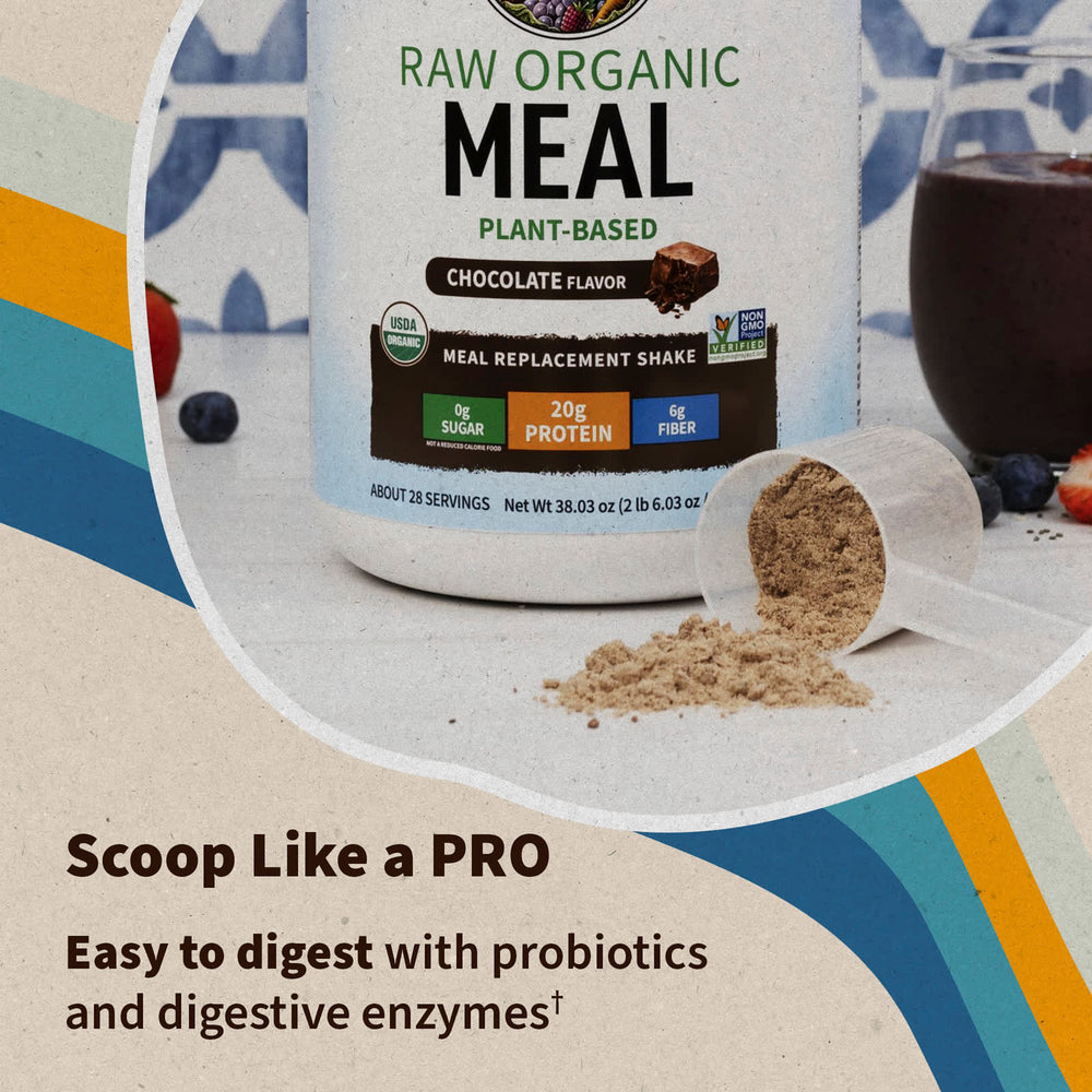 Garden of Life RAW Meal näringsinformation tabell