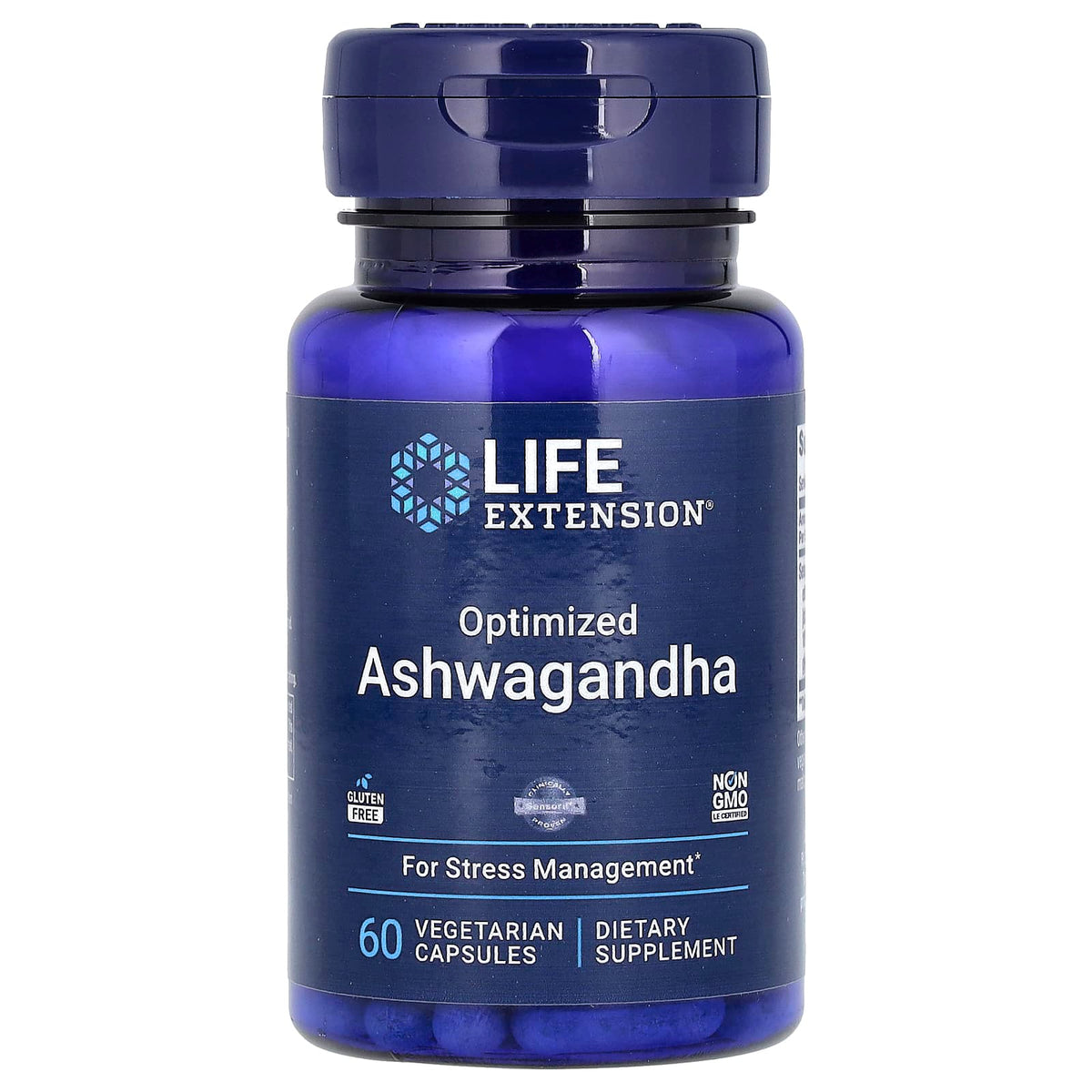 Optimized Ashwagandha baksida näringsfakta