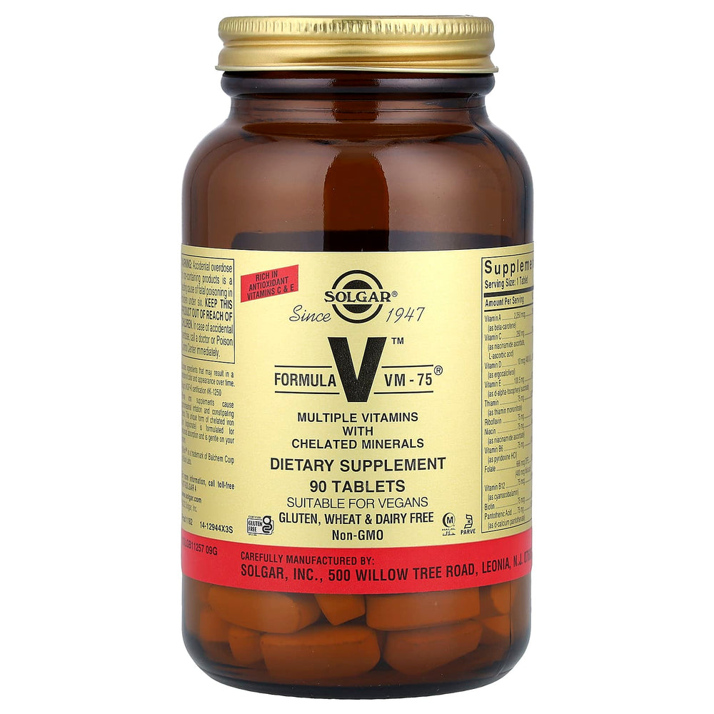 Solgar Formula V VM-75 produktflaska