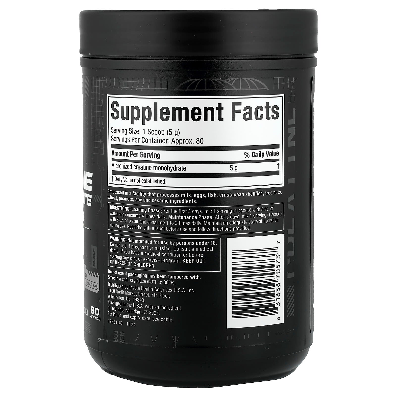MuscleTech - Creatine Monohydrate - 200g