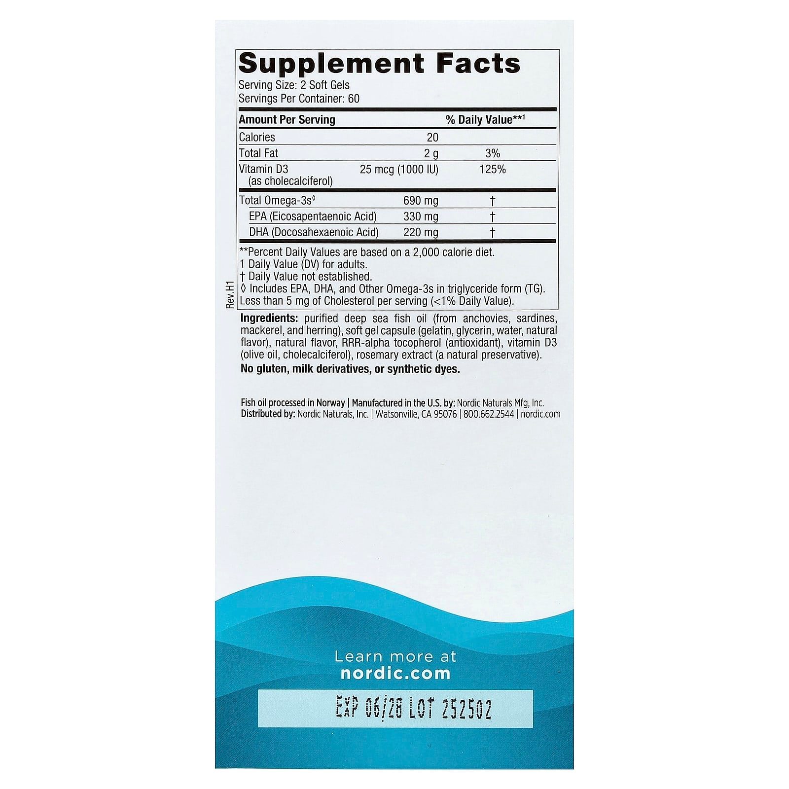 Nordic Naturals - Omega-3D