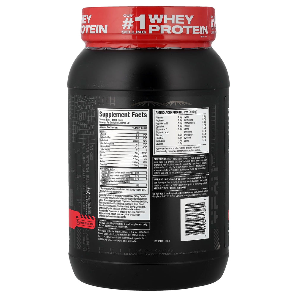 Muscletech Nitro-Tech skopa pulver