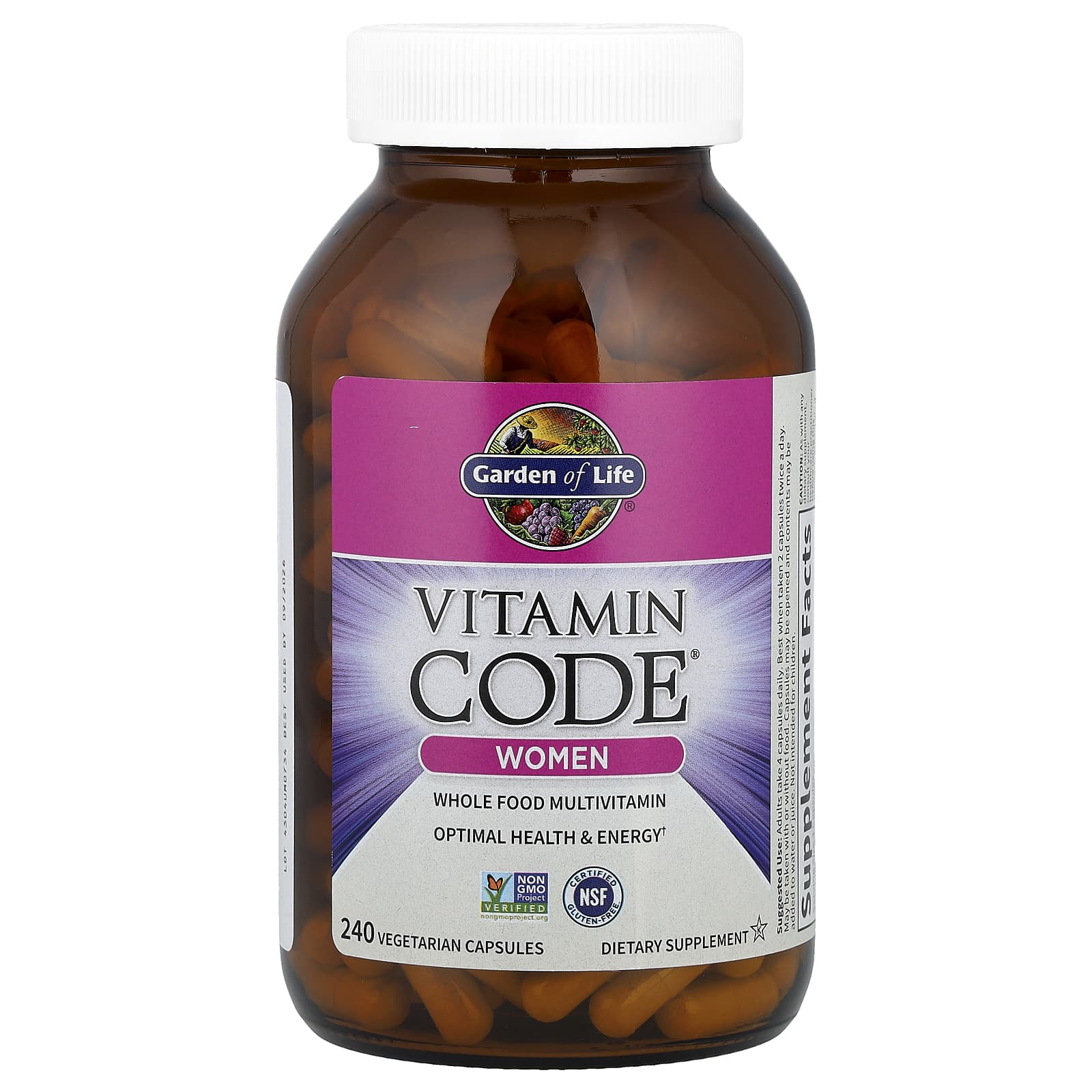 Garden Of Life Multivitamin for Women ingredienser