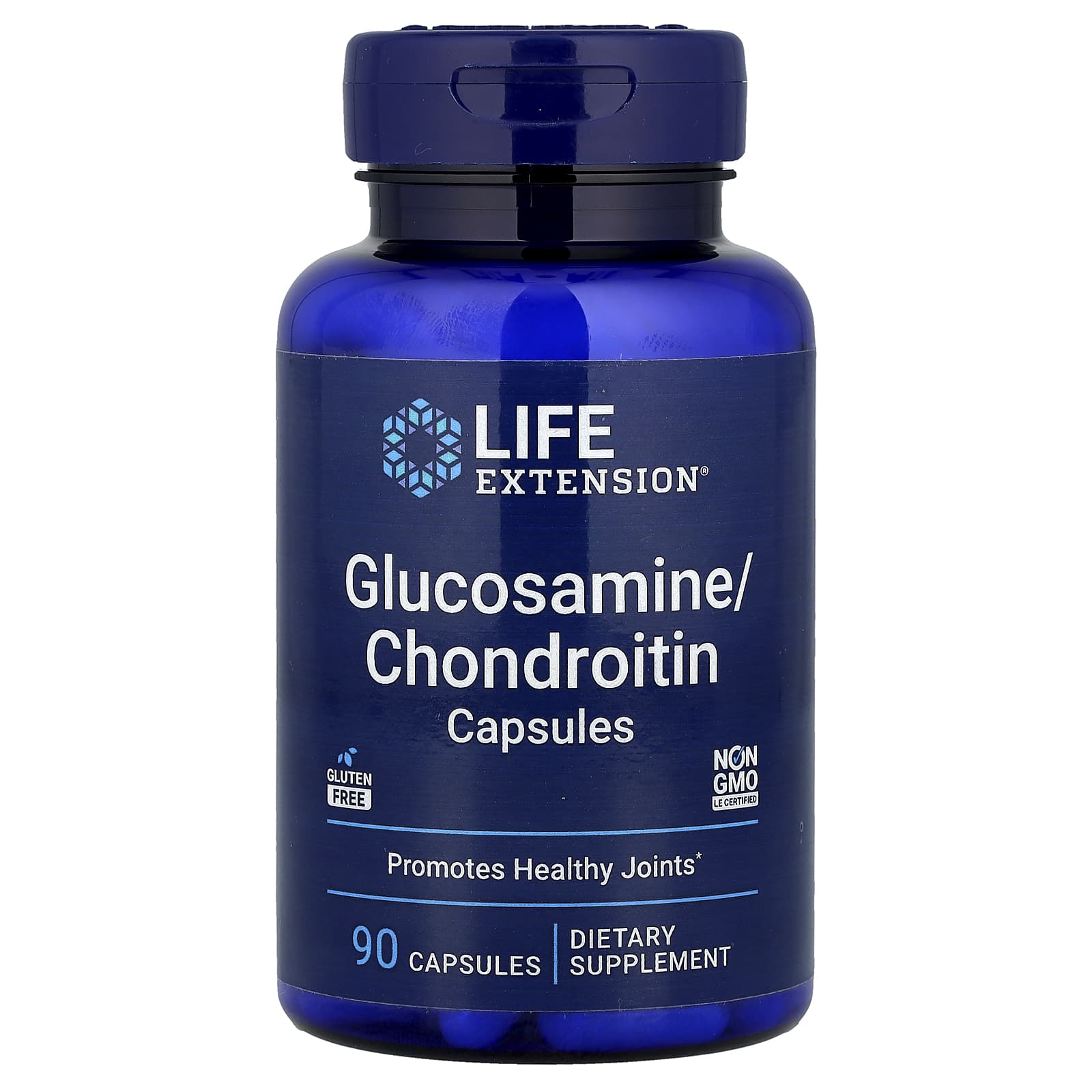 Glucosamine/Chondroitin Ledhälsa baksida