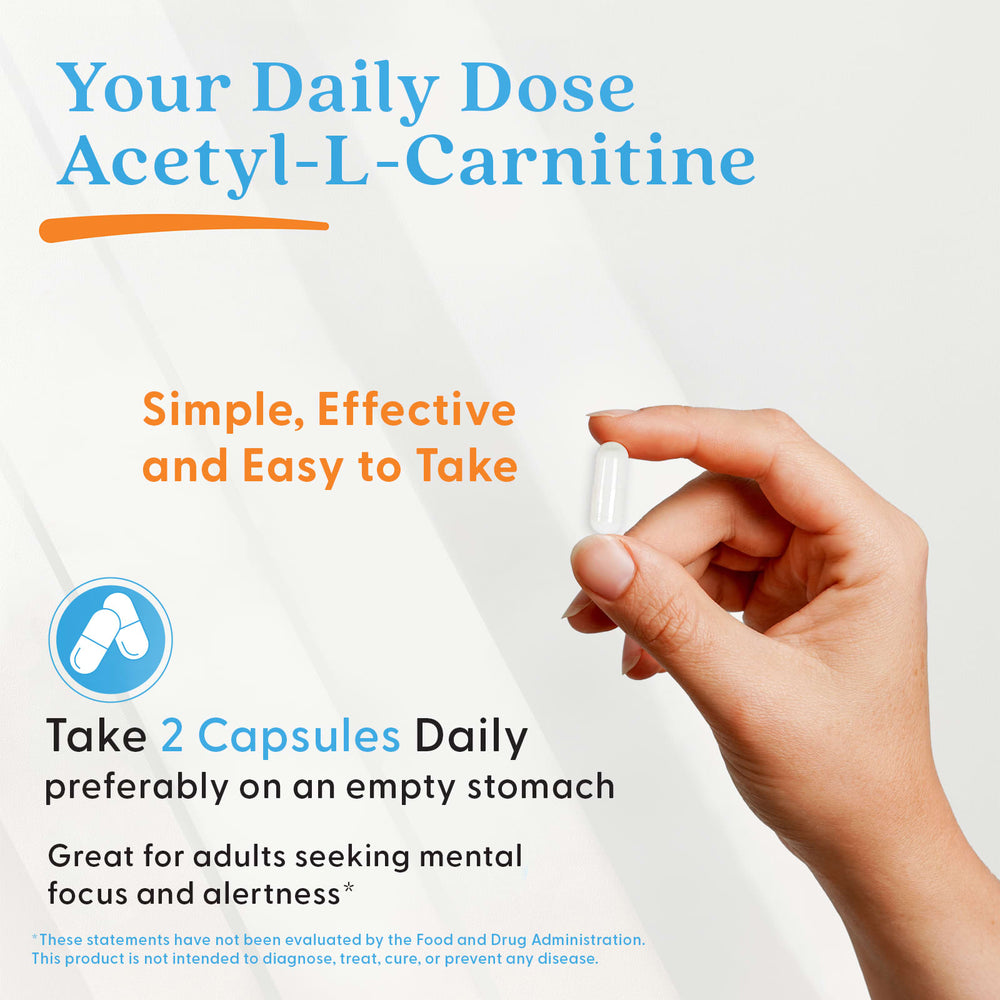 Acetyl L-Carnitine varningstext etikett
