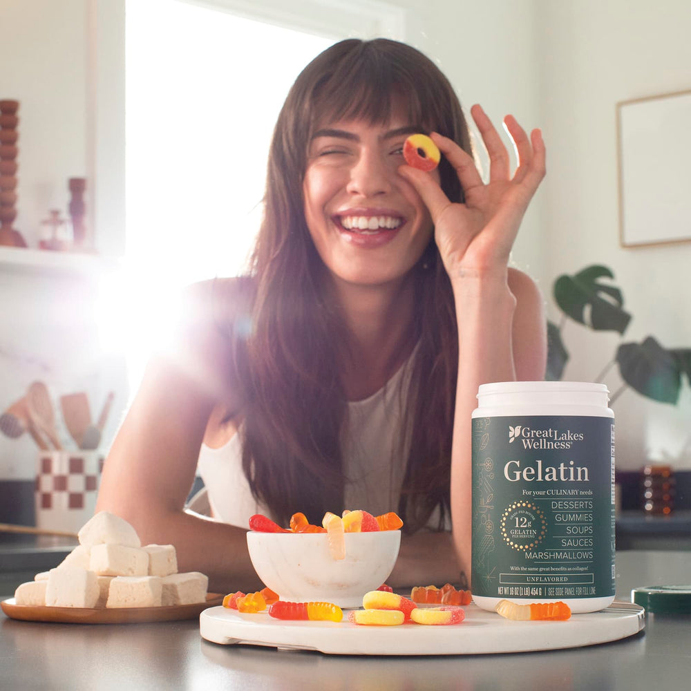 Great Lakes Culinary Gelatin pulver detalj