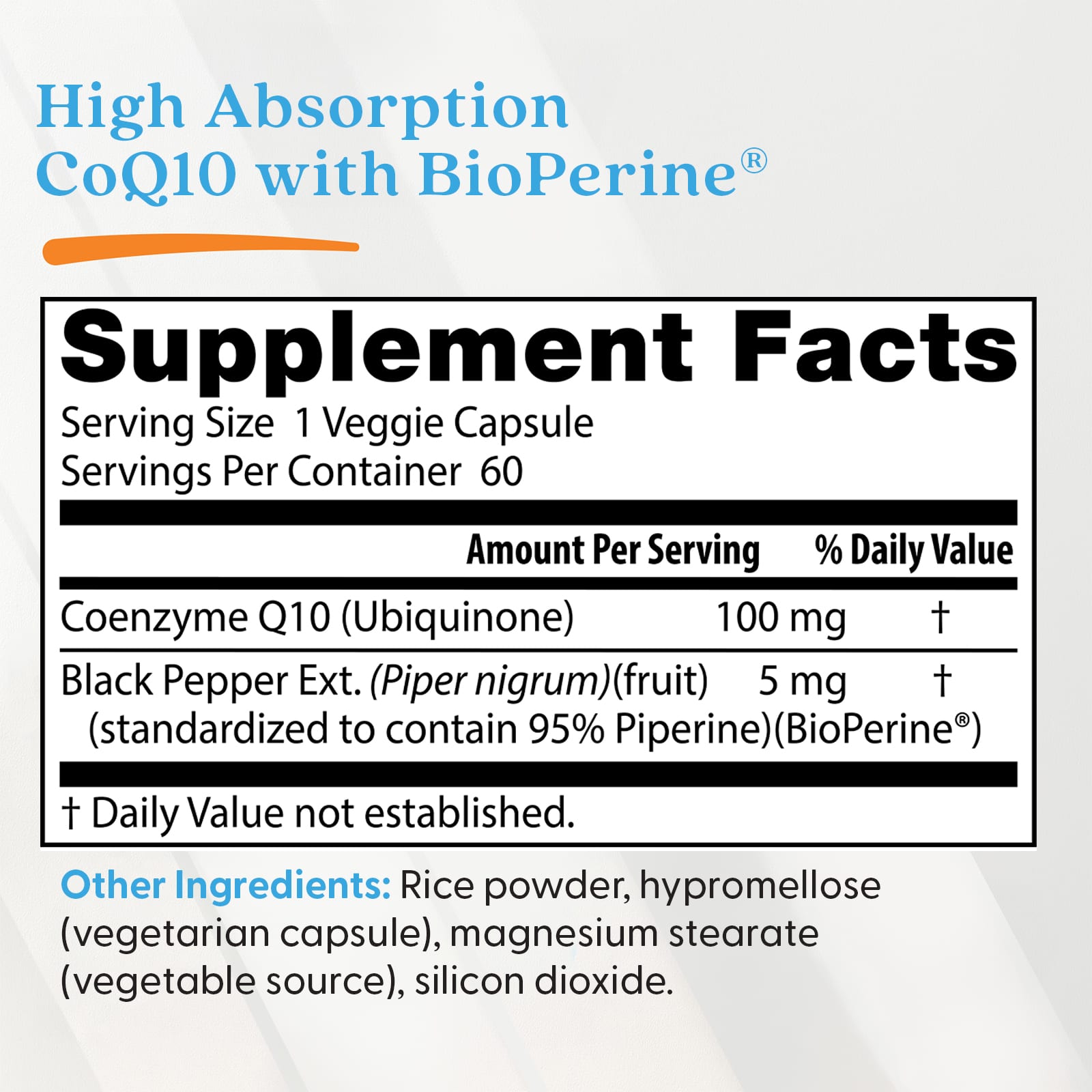 Doctor'S Best - High Absorption CoQ10 With Bioperine