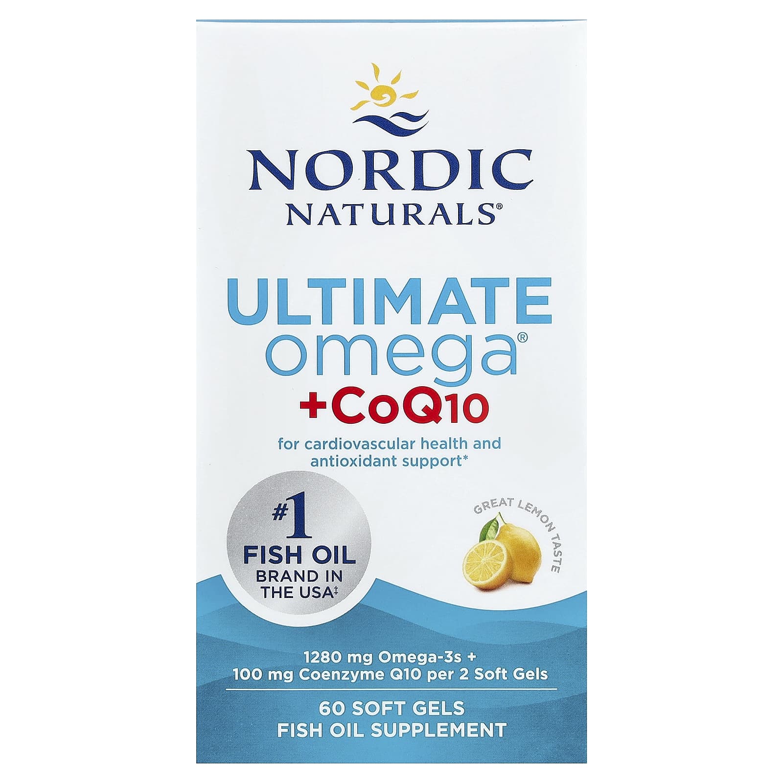Ultimate Omega + CoQ10 – Citron baksida