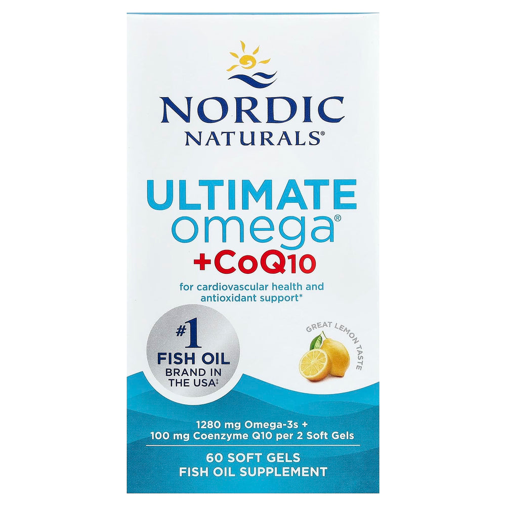 Ultimate Omega + CoQ10 – Citron baksida