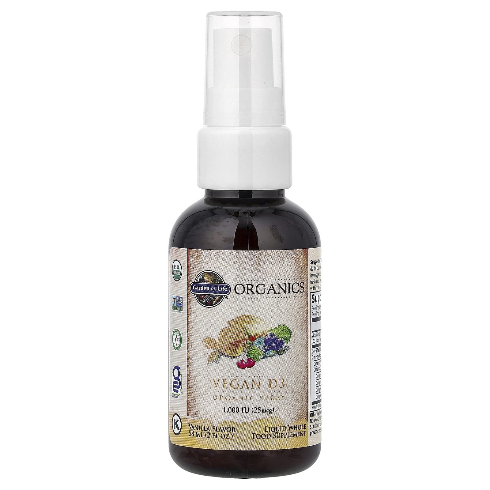 Garden Of Life - Mykind Organics Vegaaninen D3 Luomu Spray