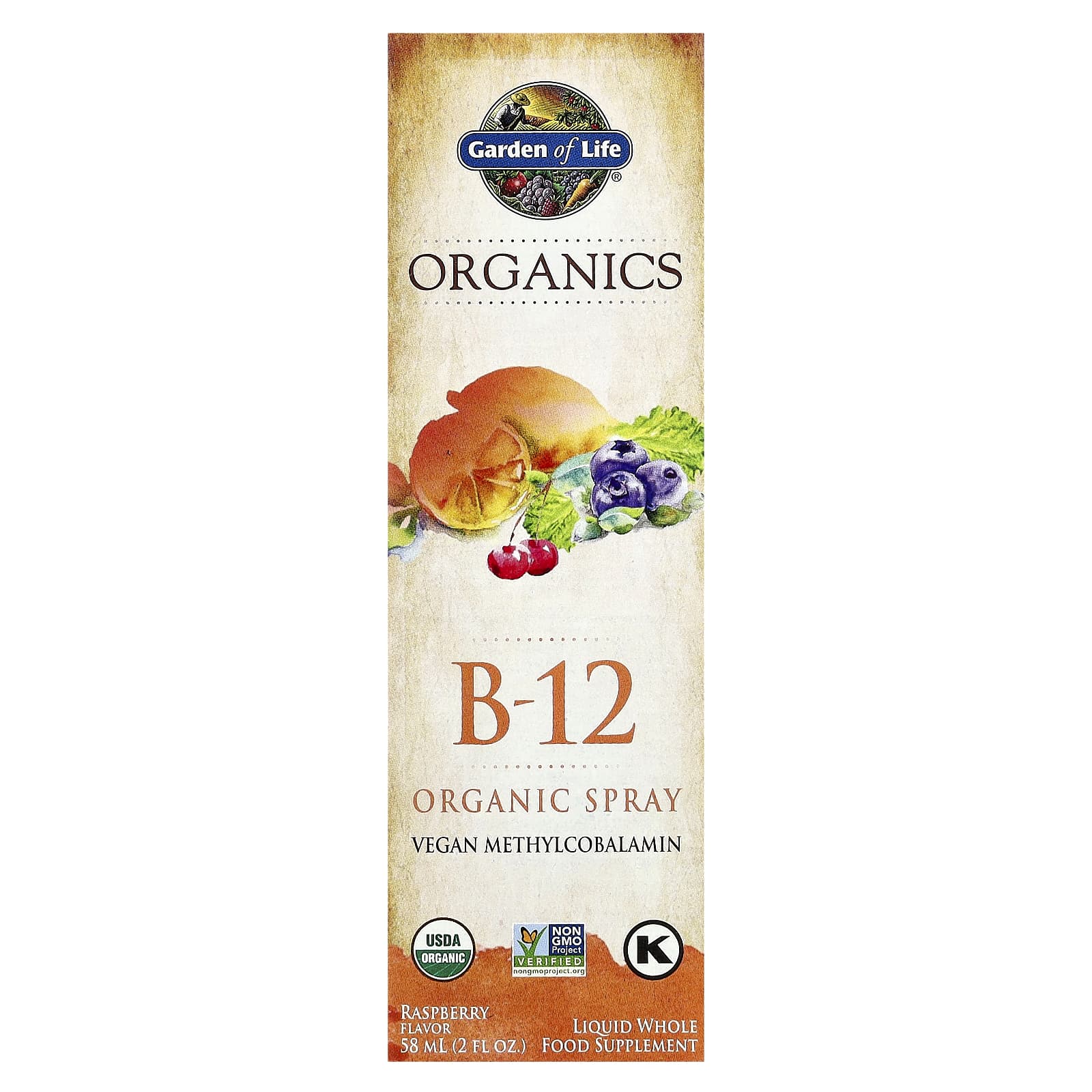 Garden Of Life - Mykind B-12 Spray - Raspberry, 30ml