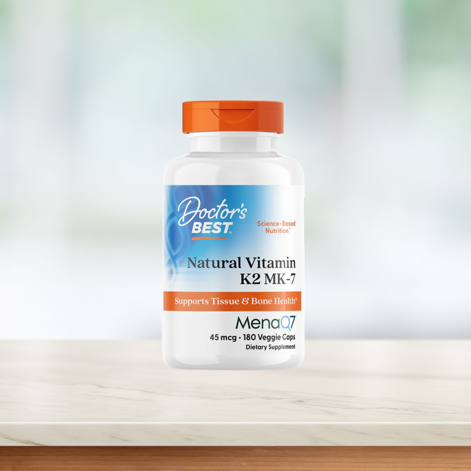 Doctor's Best - Natural Vitamin K2 Mk7 With Menaq7