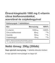 Vitaking - Vitamin C 1000mg med 50mg Citrus Bioflavonoider og Acerola