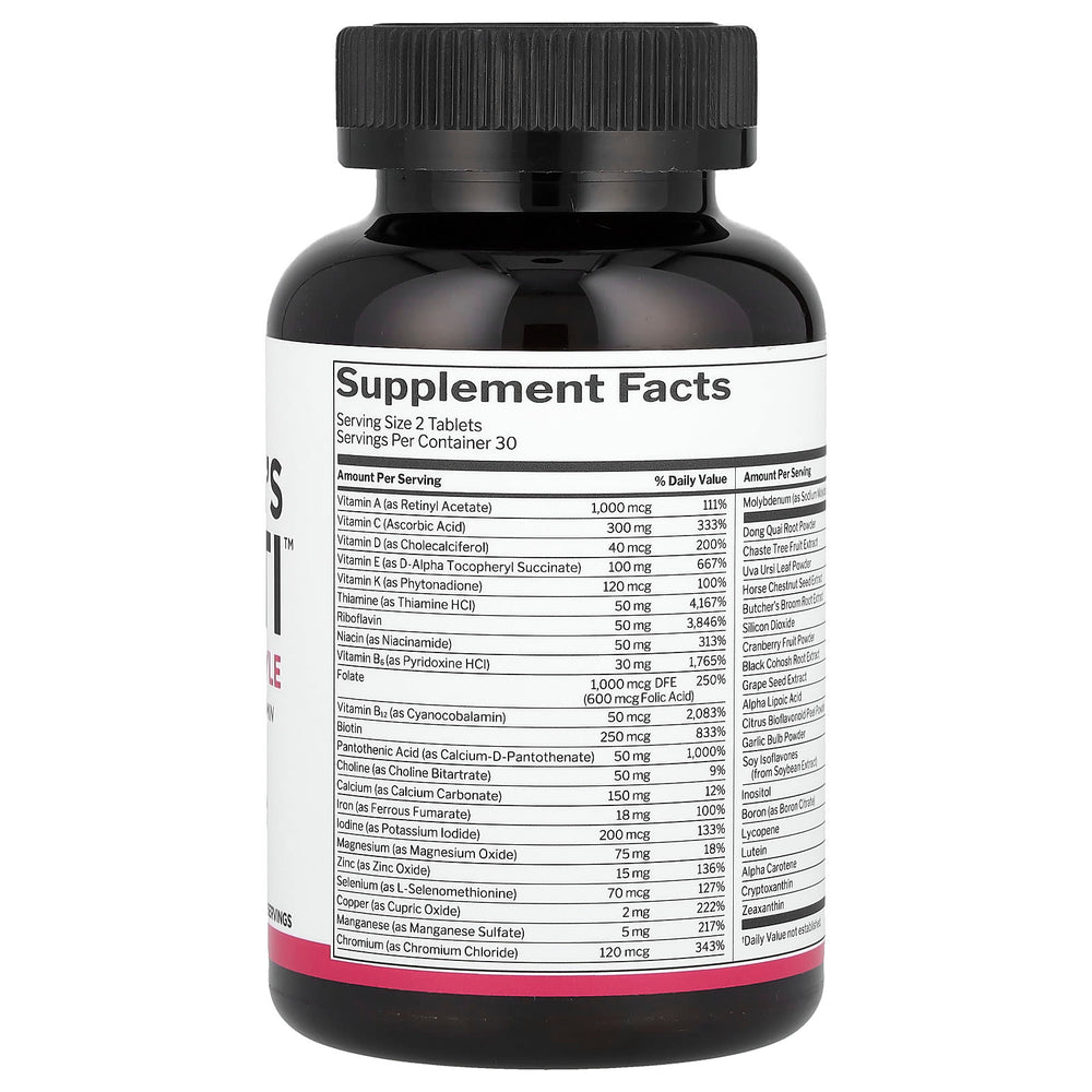 Women's Train Daily Multivitamin näringsfakta