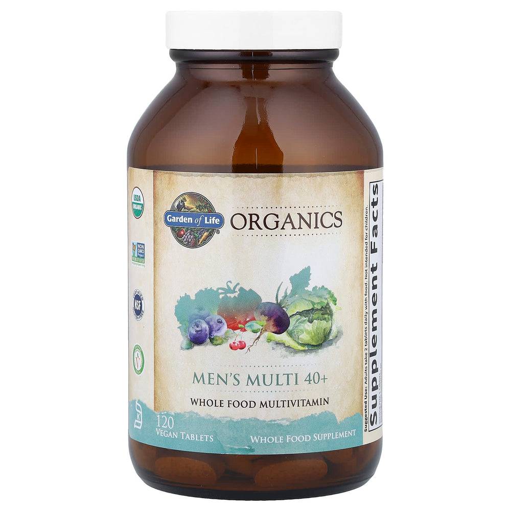 Mykind Organics Men's Multi 40+ tabletter