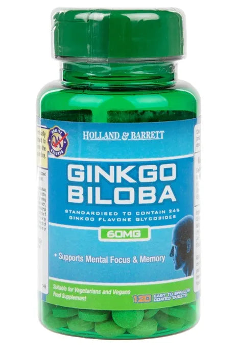 Ginkgo Biloba – Mental Skärpa & Concentration framsida
