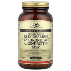 Solgar - Glucosamine Hyaluronic Acid Chondroitin And MSM 120 Tabs