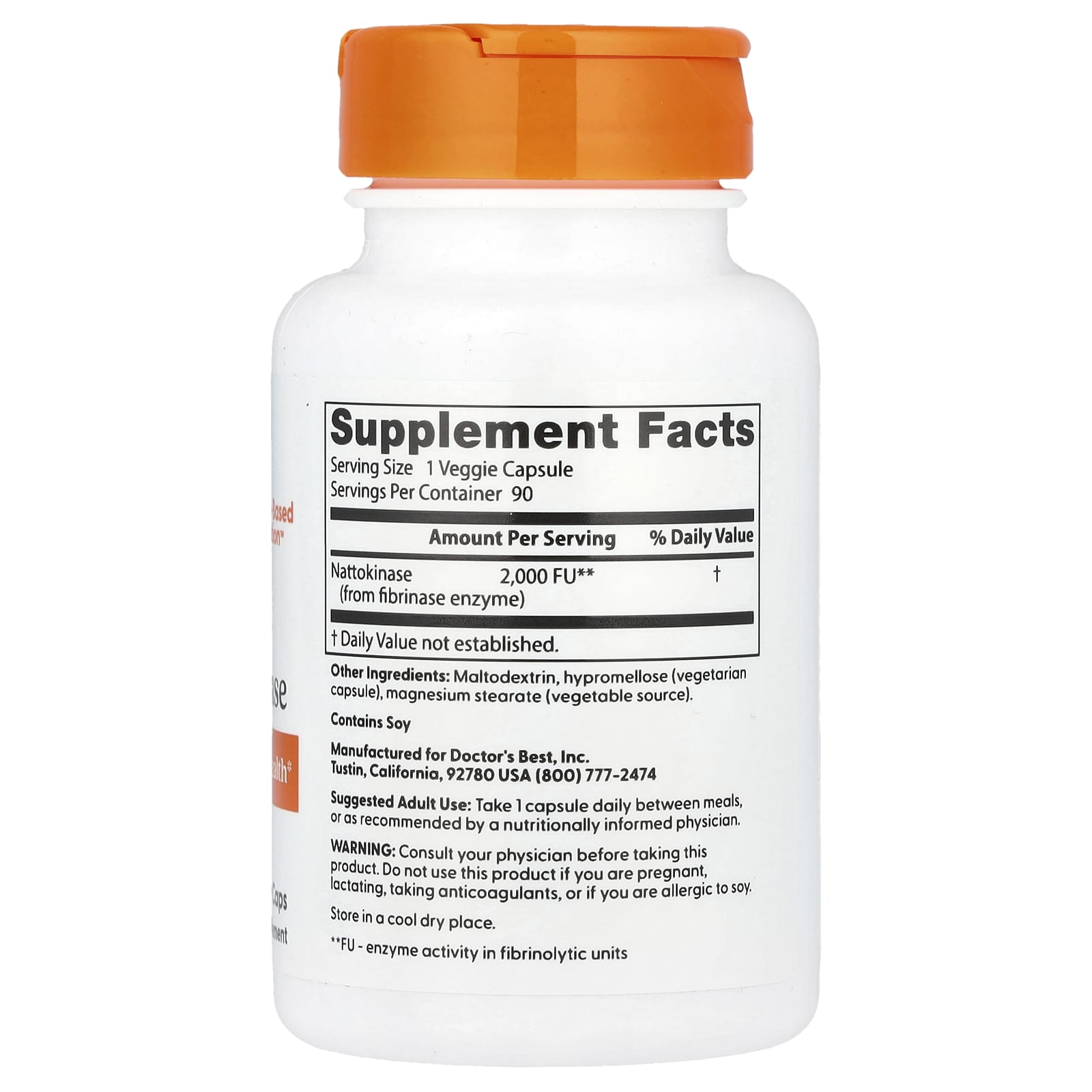 Doctor's Best - Nattokiina, 2000 Fu - 90 Vcaps
