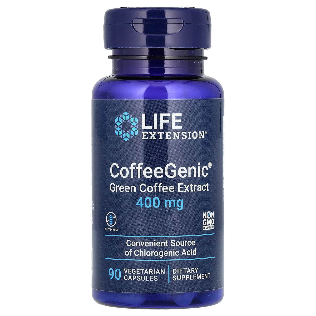 Grönt Kaffebönextrakt 400 mg framsida