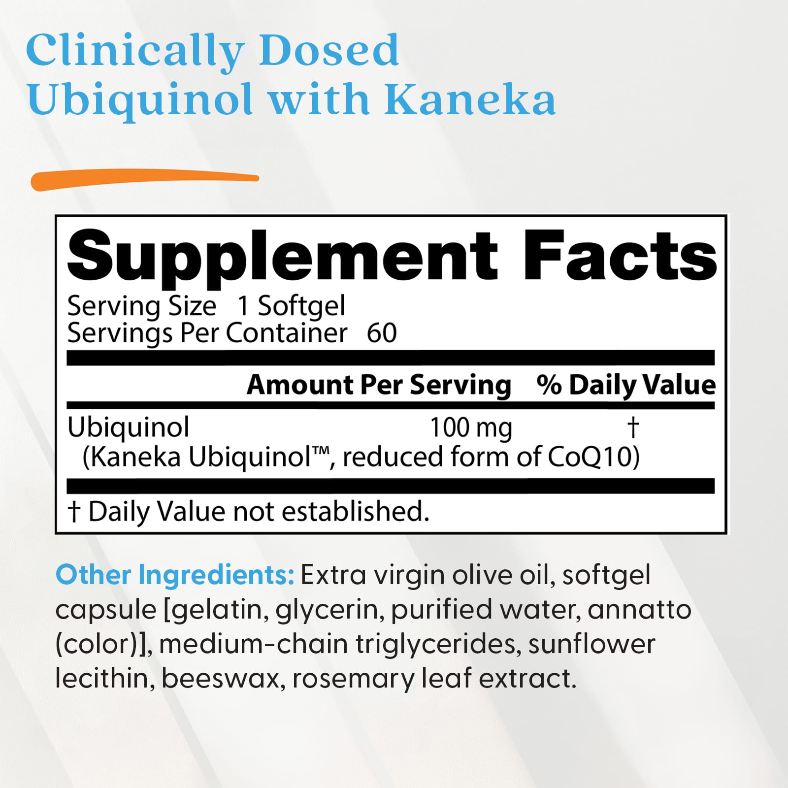 Doctor's Best - Ubiquinoli Kanekalta, 100mg - 60 Kapselia