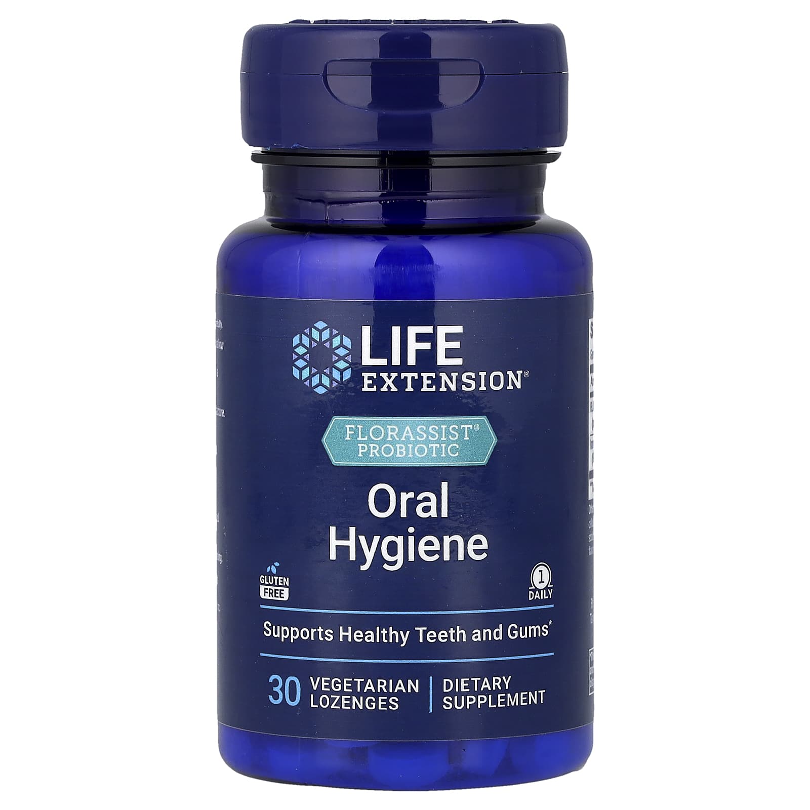 Florassist Oral Hygiene baksida näringsfakta